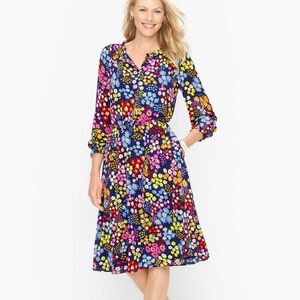 Fit and flare floral dress